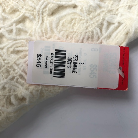 Sleeveless Sweater Jacket Creme NWT Per Se sz 8 - Picture 7 of 8